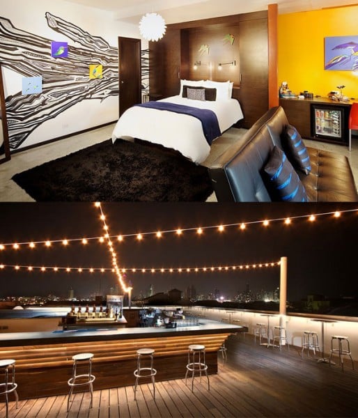 El Tántalo Hotel cuenta con un diseño muy moderno