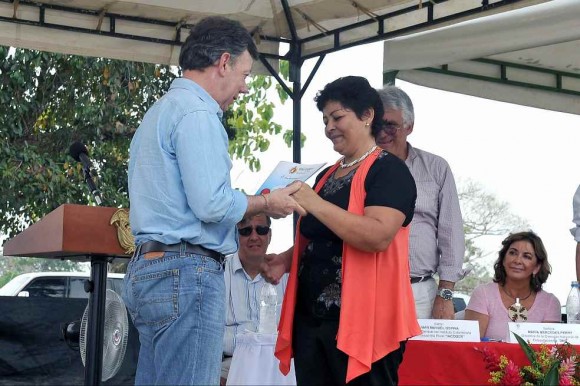 La ley de víctimas que lanzó Santos en Tibú aún no se aplica en el Catatumbo. Foto: El Espectador