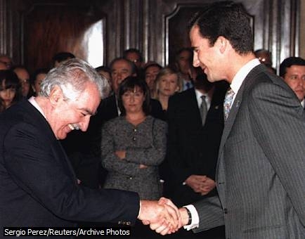Con el Príncipe de Asturias. Foto http://www.tareasfacil.info/   