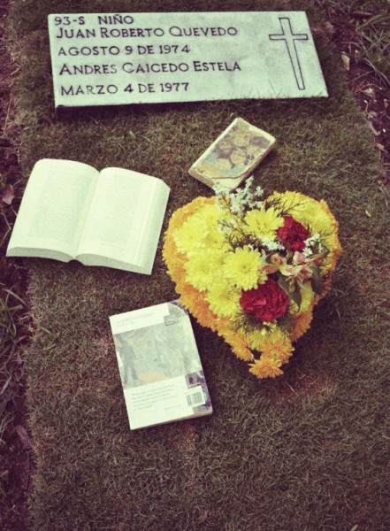 La tumba de Andrés Caicedo en Cali. Foto: Revista Coronica 