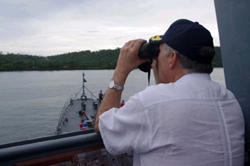 El procurador Ordóñez en su turno de guardacostas en San Andrés - -- Las2orillas ordoñez_san_andres