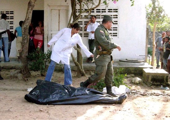 Yolanda Izquierdo, líder reclamante de tierras en Montería, fue asesinada por orden de Sor Teresa Gómez el 30 de enero de 2007. Foto: El Meridiano de Córdoba 