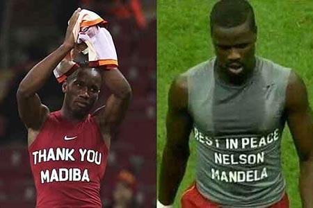 Sanción por homenajear a Mandela - -- Las2orillas Drogba y Eboue