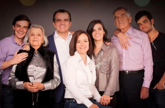 Familia Zuluaga Martínez en pleno.