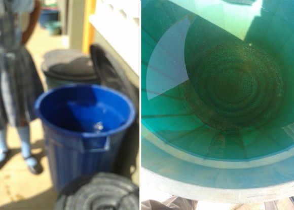 Agua disponible para el consumo de los niños