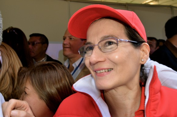 Clara Rojas quien salió elegida como representante del Partido Liberal ha acompañado desde su liberación la causa de la paz