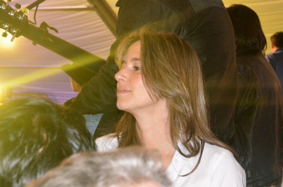 La secretaria privada de Santos, Cristina Plazas llegó con su novio el ex viceministro  de aguas Iván Mustafá