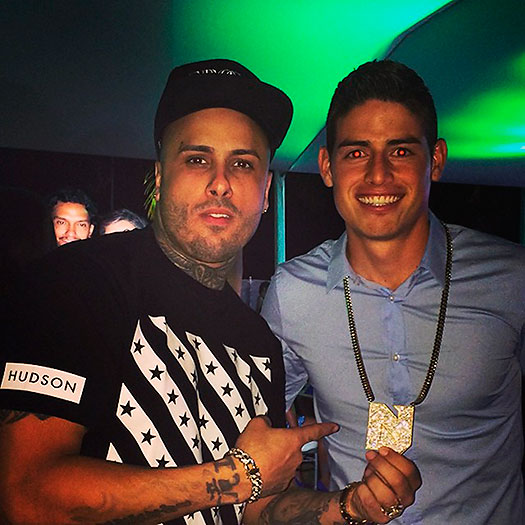 Así fue el rumbón que se pegaron James Rodríguez, Zuñiga, Quintero en casa de Mondragón - -- Las2orillas nicky-james-2