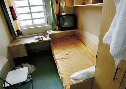 Una celda sueca. Foto:Casper Hedberg