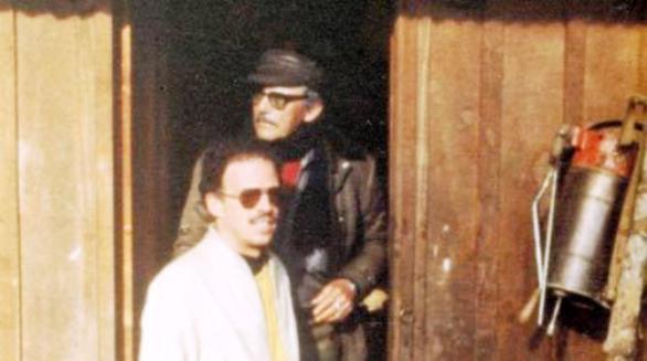 Enrique Santos y Jacobo Arenas en 1984 durante negociaciones del gobierno Betancur
