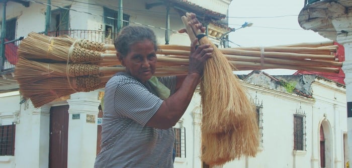 Vendedora de musengue en Mompox