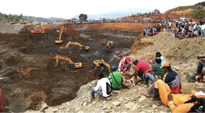 La gobernación del Cauca calcula que hay en el departamento hay alrededor de 2 mil retroexcavadoras. Foto de proclamadelcauca.com