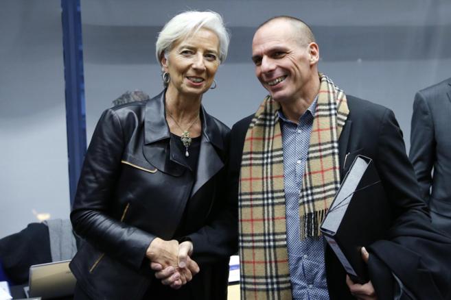 Lo han recibido los poderosos del mundo con la presidenta del Fondo Monetario Internacional