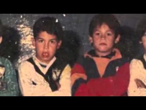 La dupla fantástica: Tevez y su amigo Dario Coronel a los 9 años.