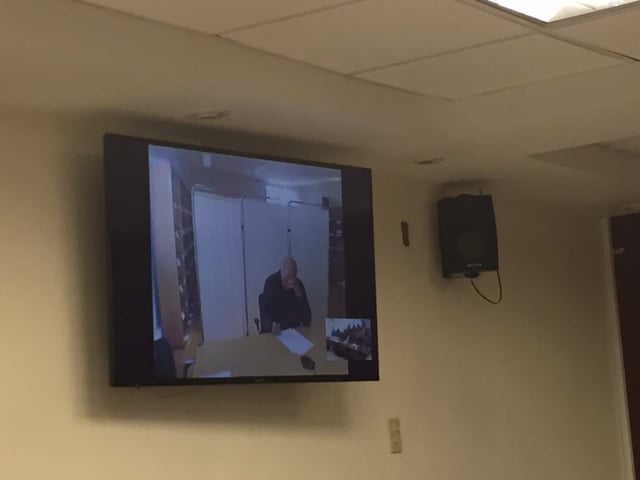 Víctor Maldonado atendió la audiencia de imputación de cargos Vía Skype desde la cárcel Soto de Real.