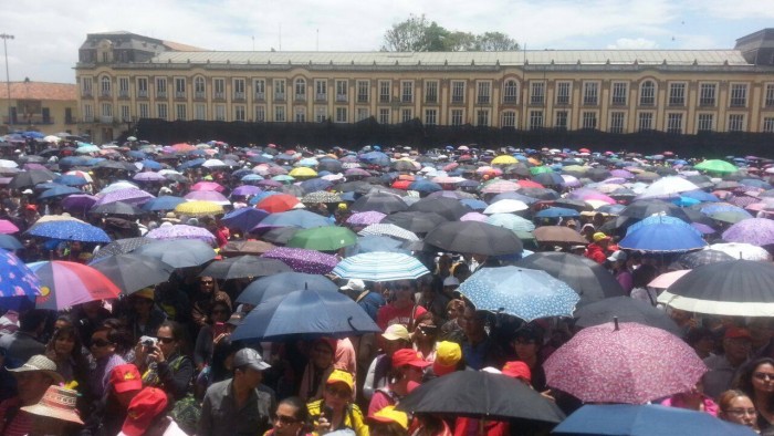 Manifestación del martes 5 de mayo de 2015 en Bogotá