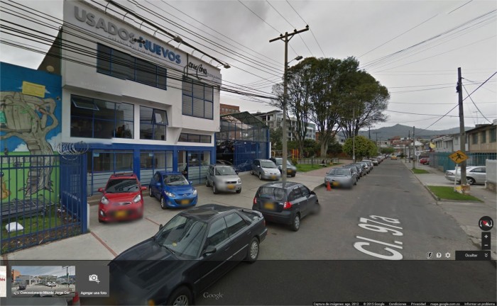 Street View de Google Maps. Fecha: agosto 2012.