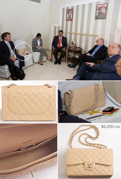 Cartera Chanel Delcy Rodríguez