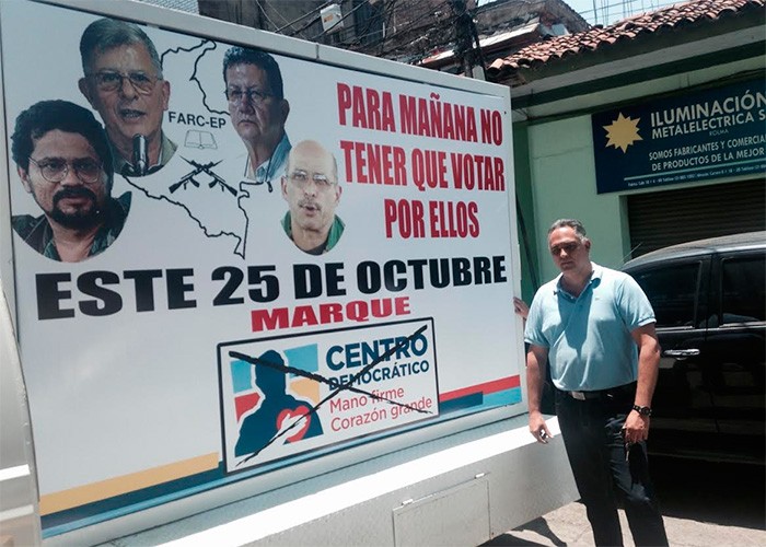 El uribismo destapó sus cartas electorales contra el proceso de paz - -- Las2orillas uribismo-publicidad