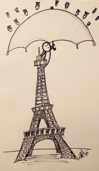 #JeSuisParis, las caricaturas - -- Las2orillas Para rematar el recuerdo de Cabú de Charlie Hebdo