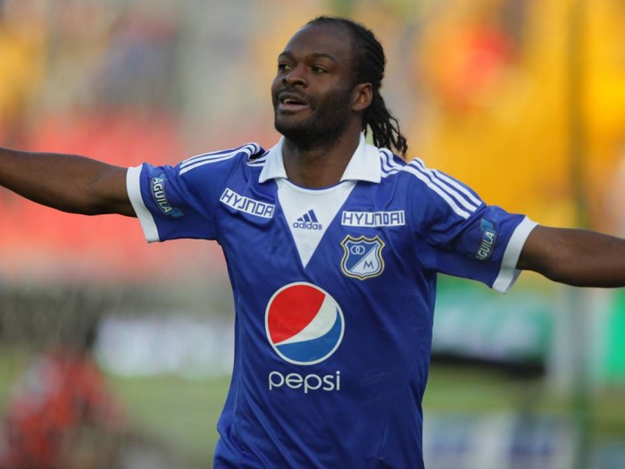 Bogota, 2 de Marzo de 2013. Partido de futbol entre Millonarios (1) vs. Boyaca Chico (0) en el estadio El Nemecio Camacho el Campin de Bogota. Crédito: CEET Fotógrafo: JUAN DIEGO BUITRAGO