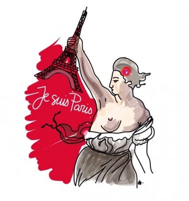 #JeSuisParis, las caricaturas - -- Las2orillas PARIS 7