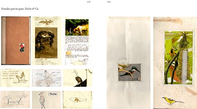 Juan Carvajal Franklin  Toches & Co. Cuaderno I y II de la Kosmografía de Kvkvlandia, 2014 Libro hecho a mano sobre papel de algodón 