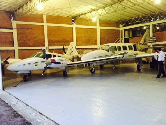 Las avionetas parten desde el aeropuerto El Caraño 