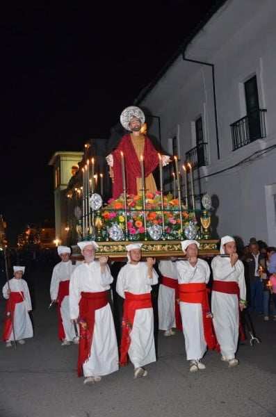 Paso del San Pedro, que desfila en la procesión del sábado santo / Fotografía suministrada. 