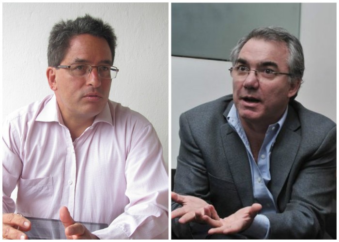 Los ministros Alberto Carrasnquuilla y Diego Palacio iniciaron un operativo para detener el cartel de pensiones que empezaba a formarse .