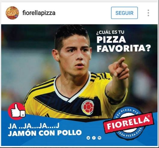 Imagen de Instagram de la cuenta Fiorellapizza