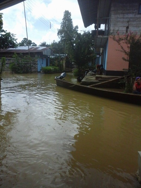 Bojayá en peligro por fuertes lluvias - -- Las2orillas La loma Inund