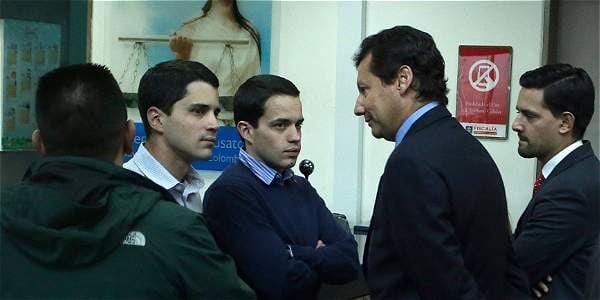 Tomás y Jerónimo Uribe se han defendido diciendo que se trata de un montaje en su contra. Acudieron al bunker acompañados de su abogado Jaime Lombana