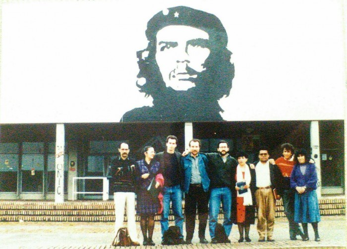 Congreso de Antropología Forense organizado por la Asociación de Familiares de Detenidos-Desaparecidos ASFADDES, surgida tras el caso del 'Colectivo 82'. 1990. Foto cortesía de Mercedes Ruíz.