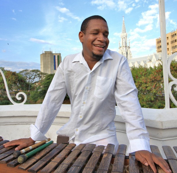 Moisés Zamora, un virtuoso de la marimba. Foto: David Lara Ramos