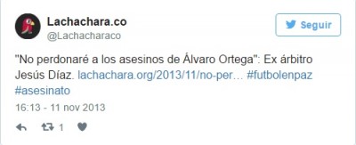 El día que Pablo Escobar ordenó asesinar a un árbitro por anular un gol de su equipo - -- Las2orillas tuit