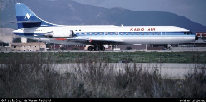 Este avión es el original propiedad de Kabo Air vendido a Aerosucre en julio de 1987
