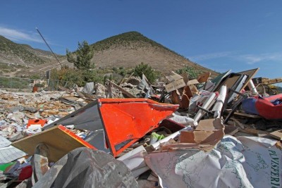 Ya no queda nada en este pueblo que alguna vez albergó a 40 familias