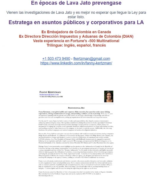  - El nuevo oficio de Fanny Kertzman: evitarle terminar en la cárcel a los de cuello blanco