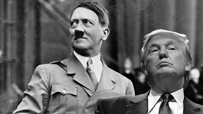 trump y hitler