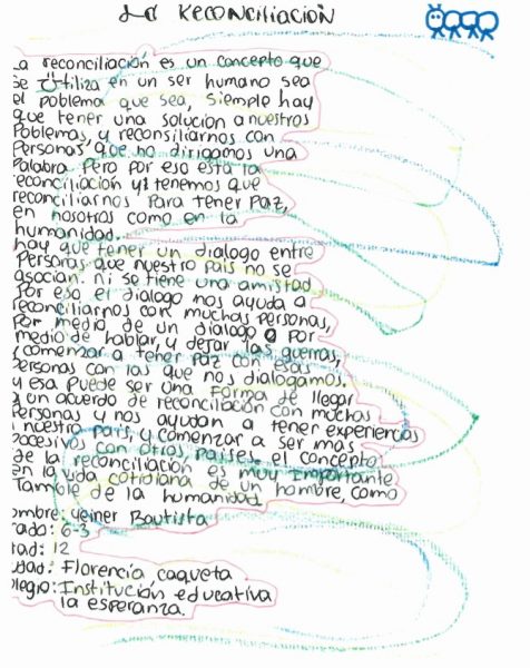  - Las premonitorias cartas de paz de los niños del Caquetá