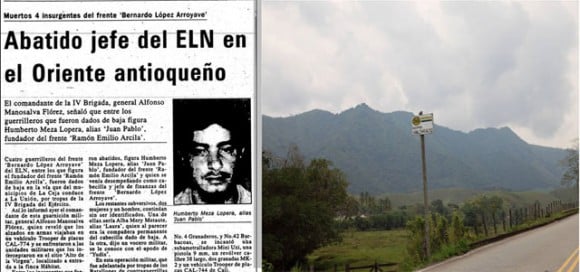 En 1995 guerrilleros del ELN, quemaron la hacienda Las Guacharacas, se robaron ganado y caballos.