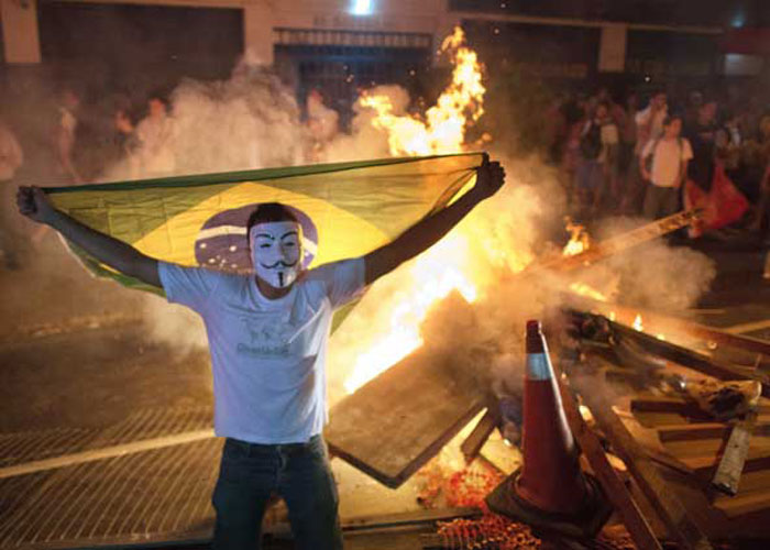Anonymous protagonista en la revolución de la ensalada