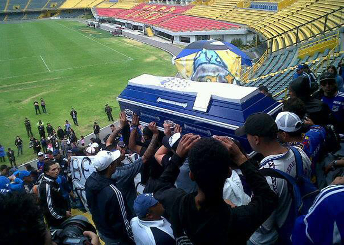 Requiem por el hincha de millos que murió en Cali