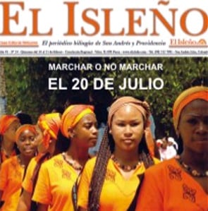 Invitan a san andresanos a no marchar este 20 de julio