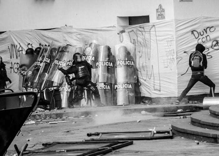 29 de abril en el centro histórico de Bogotá