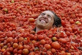Esta tomatina apenas comienza