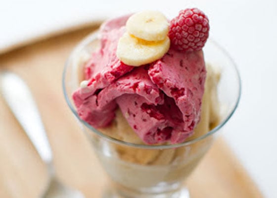 Un helado hecho sin grasa y sin azúcar