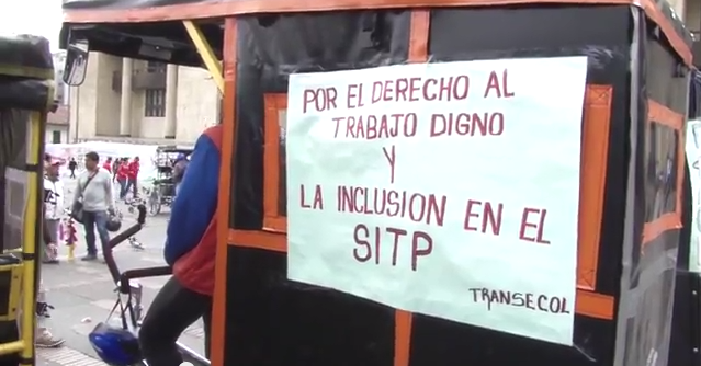 ¿Por qué protestaron los Bici Taxistas?