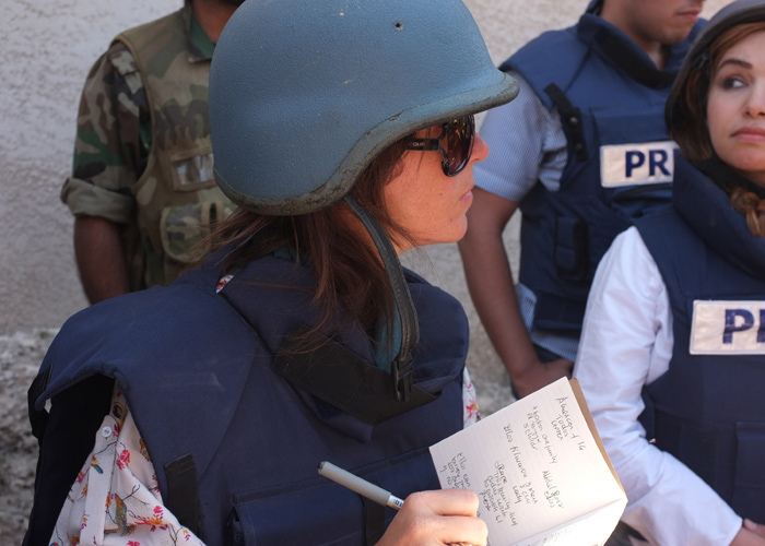 ¿Cómo una periodista colombiana cubre la guerra de Siria?